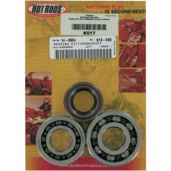 Yamaha YFS200 Blaster 88-06 HotRods Main Bearing and Seal Kit