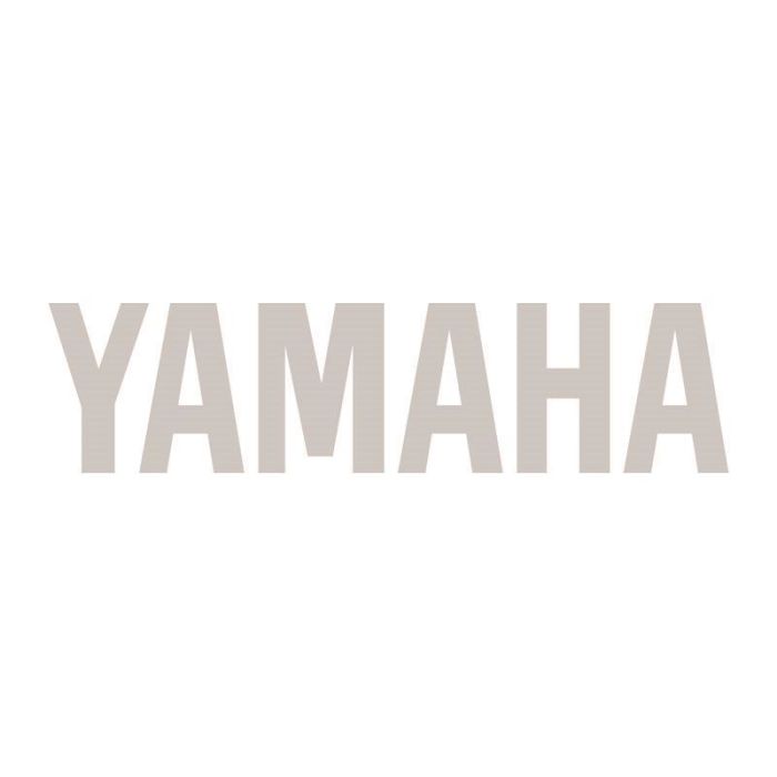 Yamaha Logo Tank Sticker 120mm Silver