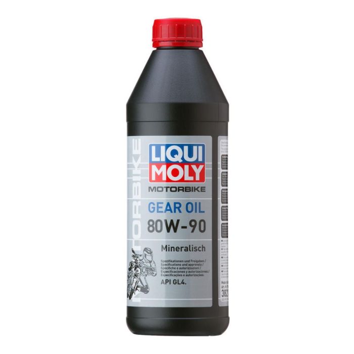 LIQUI MOLY 80W-90 Mineral-Based Motorbike Gear Oil 1 Liter