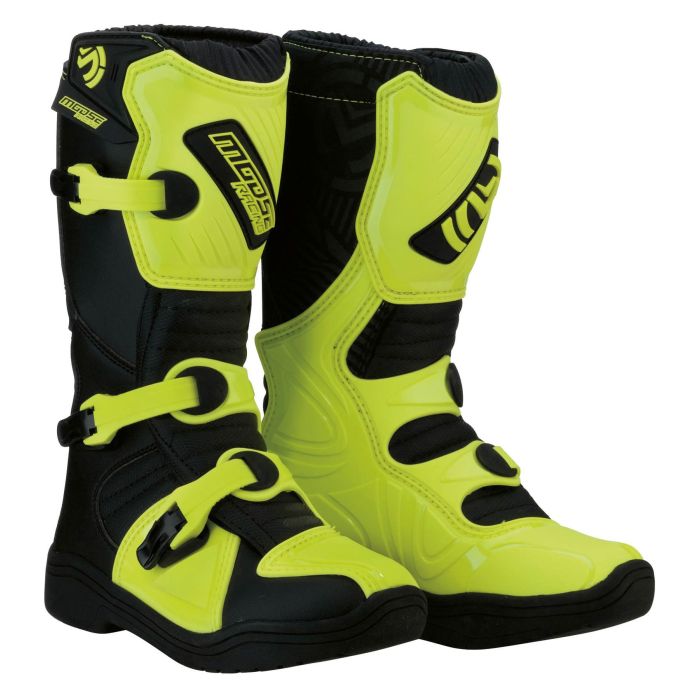 Moose Racing 2018 M1.3 Youth Black/HiViz Motocross Boots