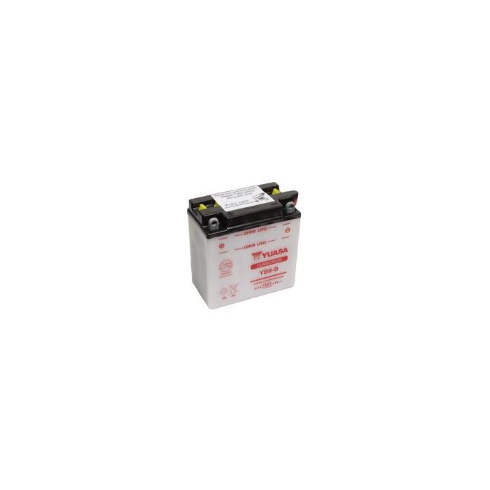 YUASA YB9-B Battery with Acid Pack