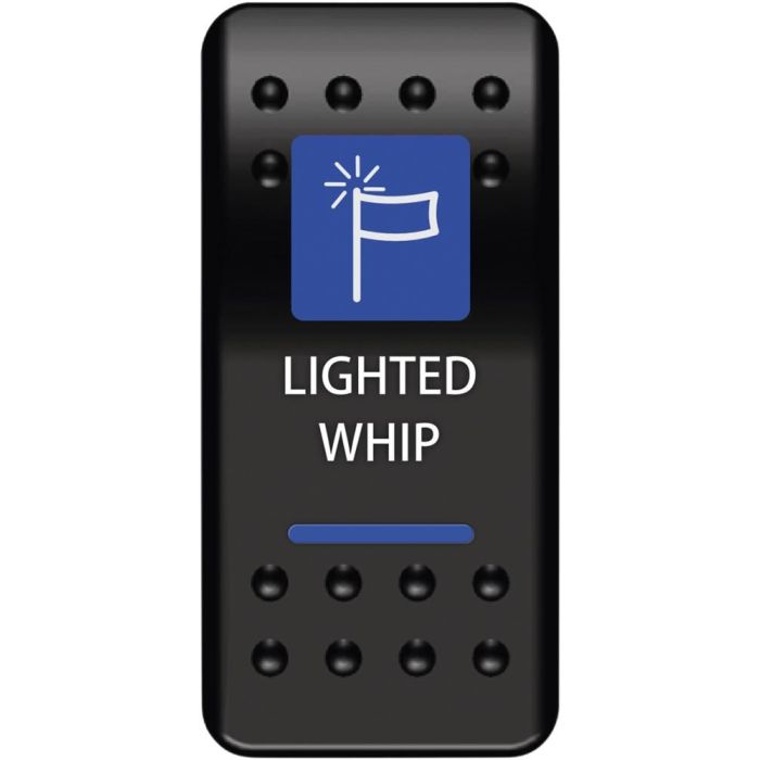 MUD Lighted Whip Rocker Switch ATV UTV
