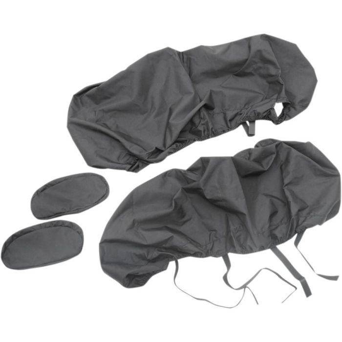Polaris Ranger Full Size 02-08 Seat Back & Head Support Overcovers Black