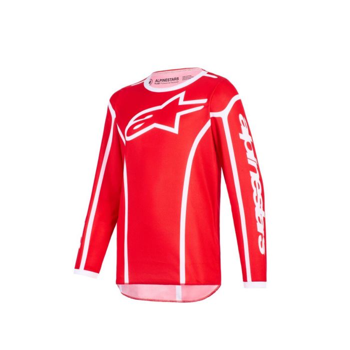 ALPINESTARS Youth Fluid Apex Jersey RED/WHITE 2025 Model