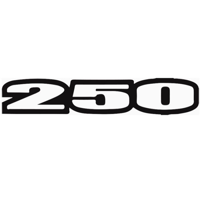 Suzuki Ozark LTF 250 Sticker Decal (White)