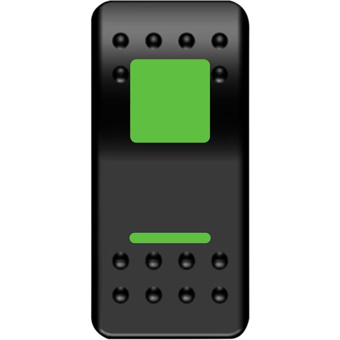 MUD Green Rocker Switch ATV UTV
