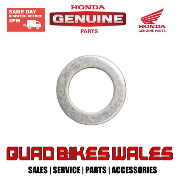 Genuine Honda WASHER, DRAIN PLUG, 14MM 94109-14000