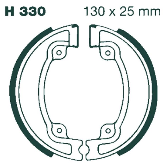 H330 EBC Quad Brake Shoes