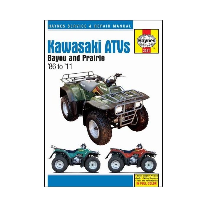 Kawasaki KLF 220 250 300 Quad Haynes Manual