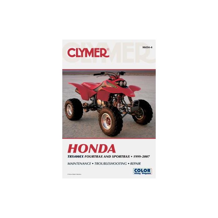 Honda TRX400EX Fourtrax & Sportrax 99-07 Clymer Workshop Manual