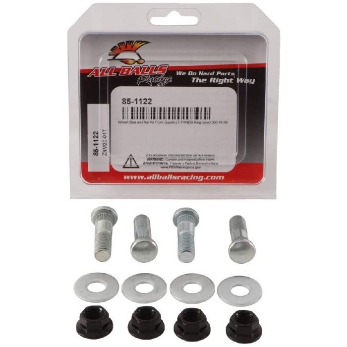 Wheel Stud and Nut Kit To Fit Suzuki LT-F4WD 91-98 Models