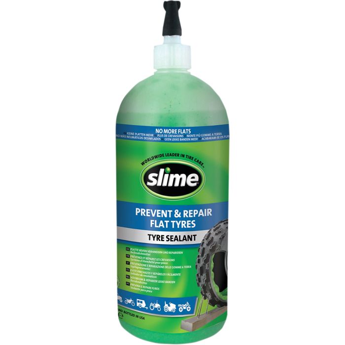 Slime Sealant 946ml For Tubeless Tyres Repair Kit Latex Free Formula 10031