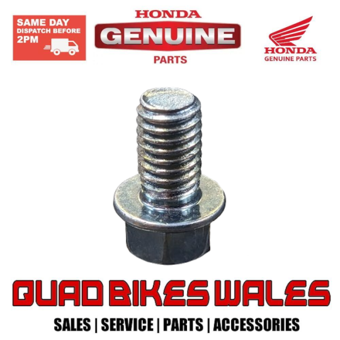 Genuine Honda BOLT, FLANGE, 6X10 96001-0601000