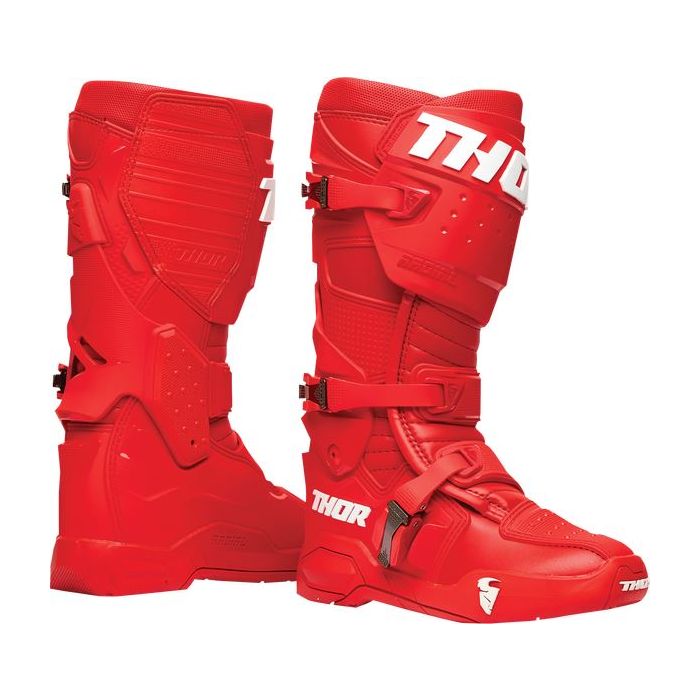 THOR Radial MX Motorcross Boots Red