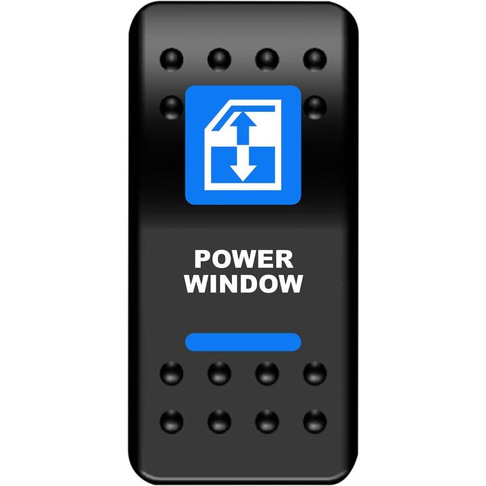 MUD Electric Window 12v Blue Rocker Switch ATV UTV