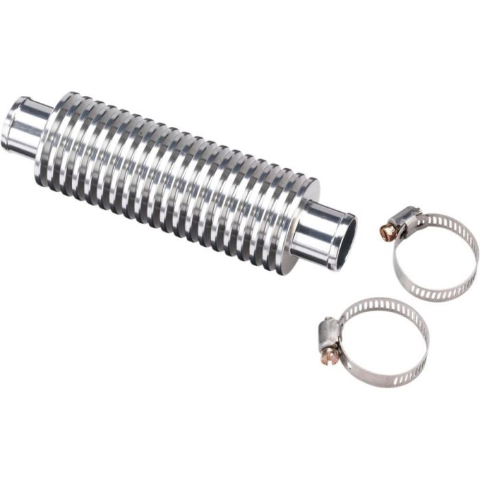 Moose Racing Silver Aluminium In-Line Cooler 134.9 mm x 38.1 mm