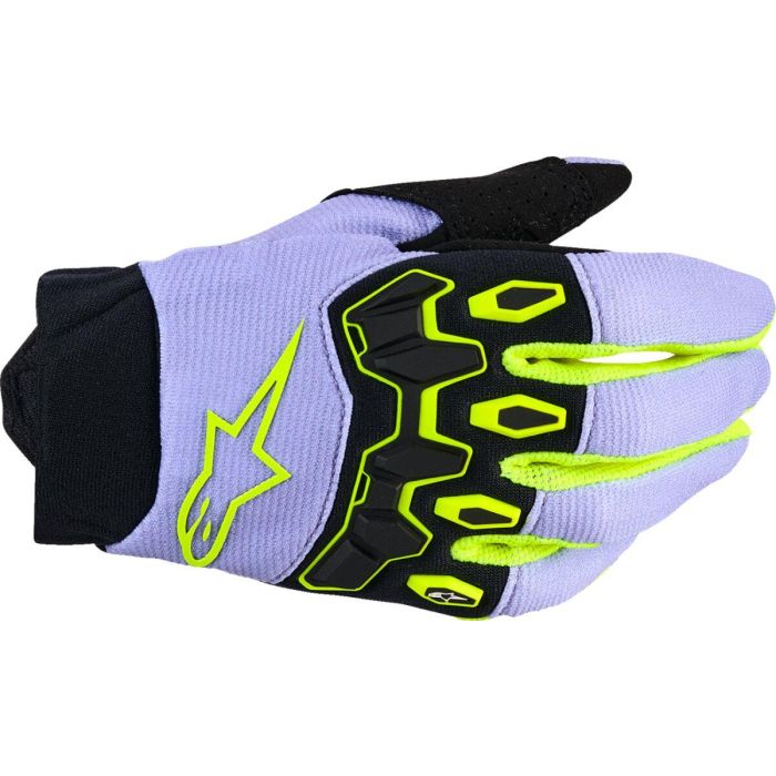 ALPINESTARS Youth Full Bore V2 Gloves PURPLE/YELLOW 2025 Model