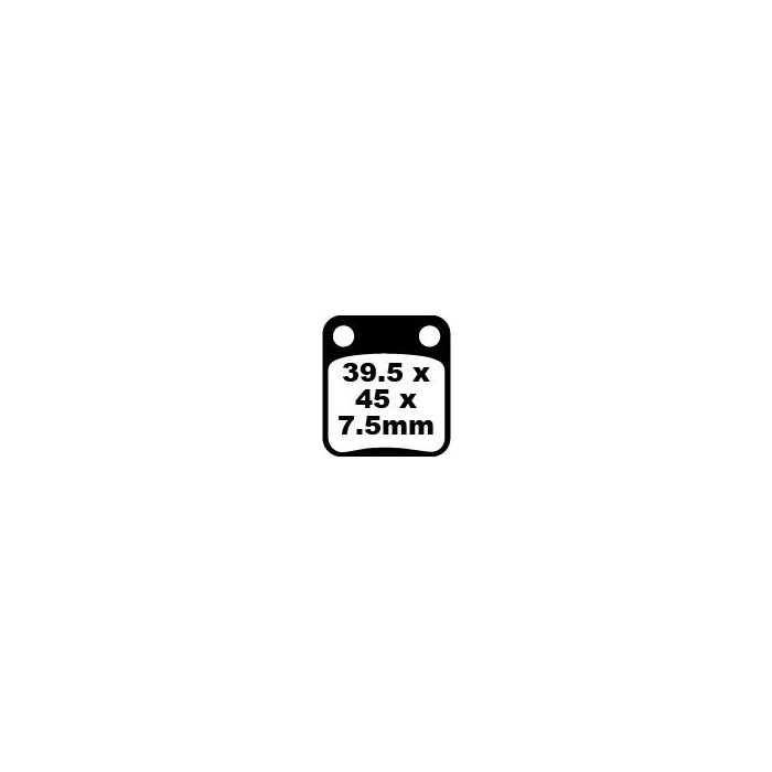 FA054TT EBC Quad Brake Pads