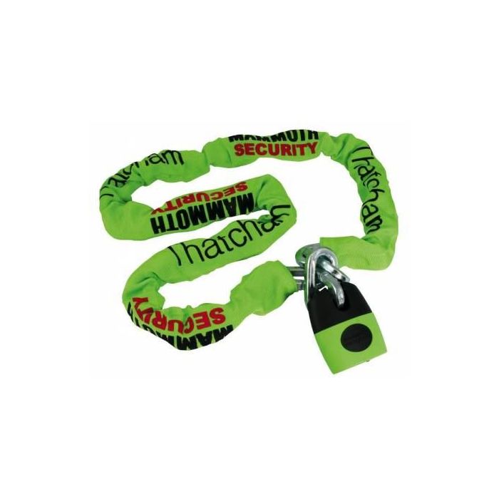 Mammoth Security Lock & 12mm chain x 1.2m -Thatcham Approved