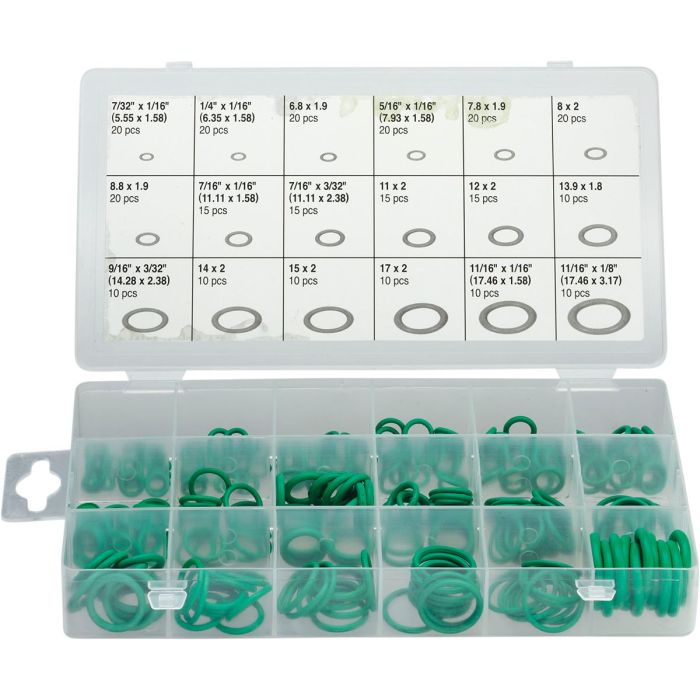 Moose Racing Universal Metric ans SAE O-Ring Assortment 270pce