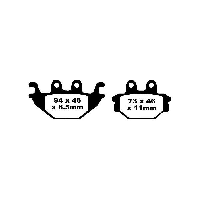 FA377TT EBC Quad Brake Pads