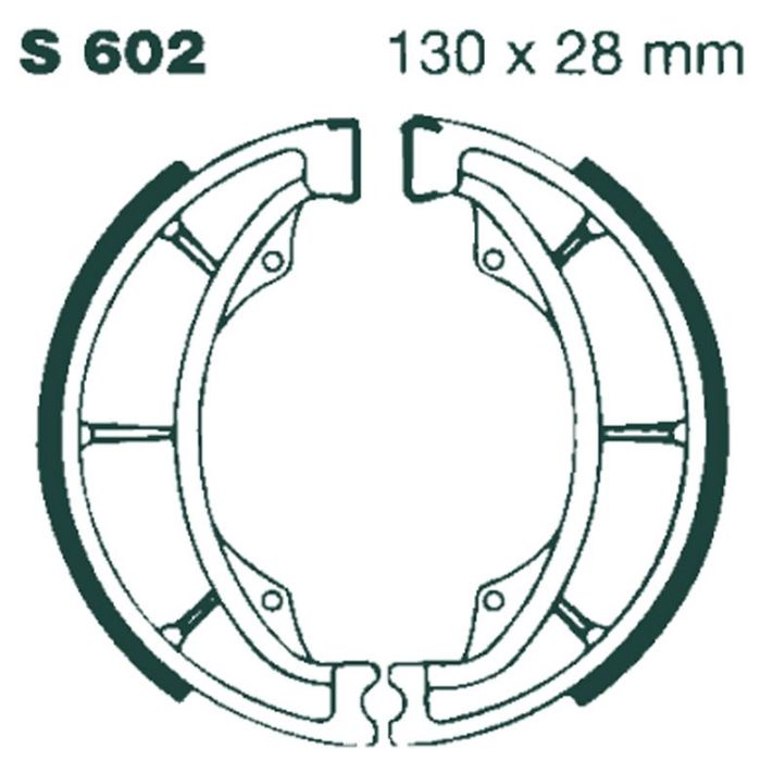 S602 EBC Quad Brake Shoes