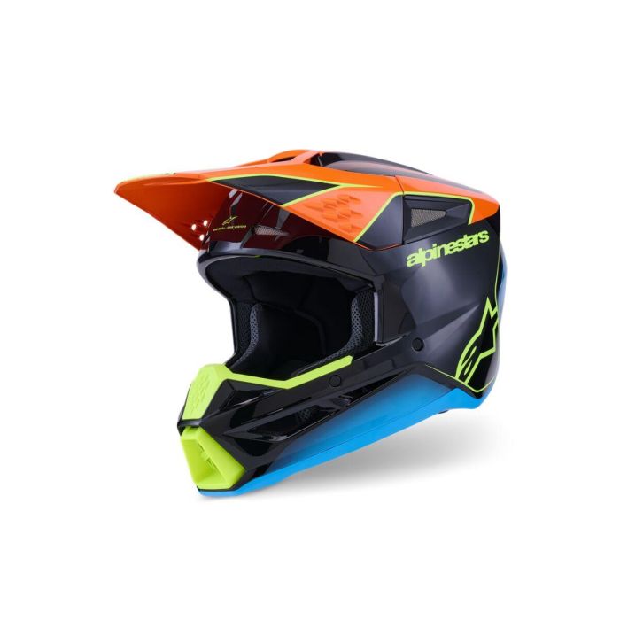 ALPINESTARS SM3 Fray Helmet BLK/OR/YL 2025 Model