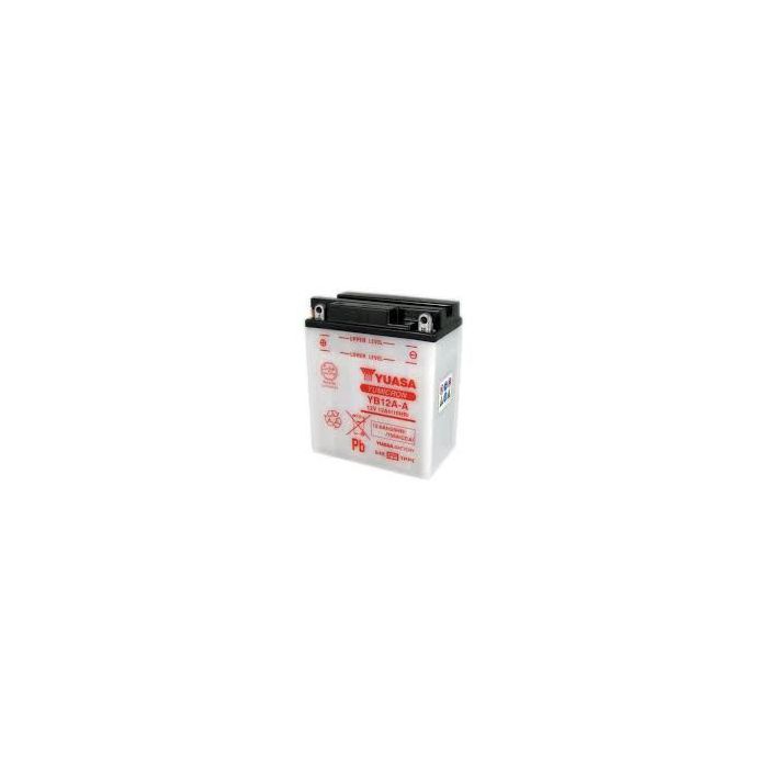 YUASA YB12A-A Battery with Acid Pack