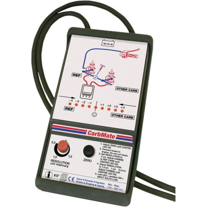TECMATE CarbMate 2 Channel Carb and Fuel Injection Synchronizer ATV Quad Snowmobile PWC
