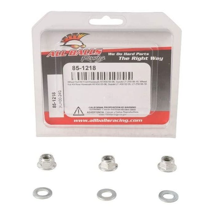 Wheel Nut Kit To Fit Kawasaki Suzuki KFX50 LT-A50 03-17 Models