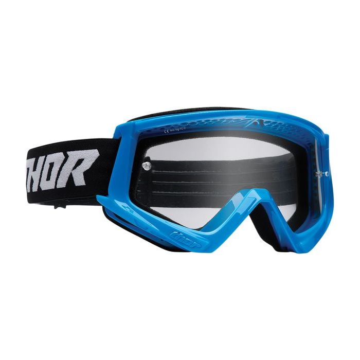 THOR Combat Racer Goggles Blue/Black