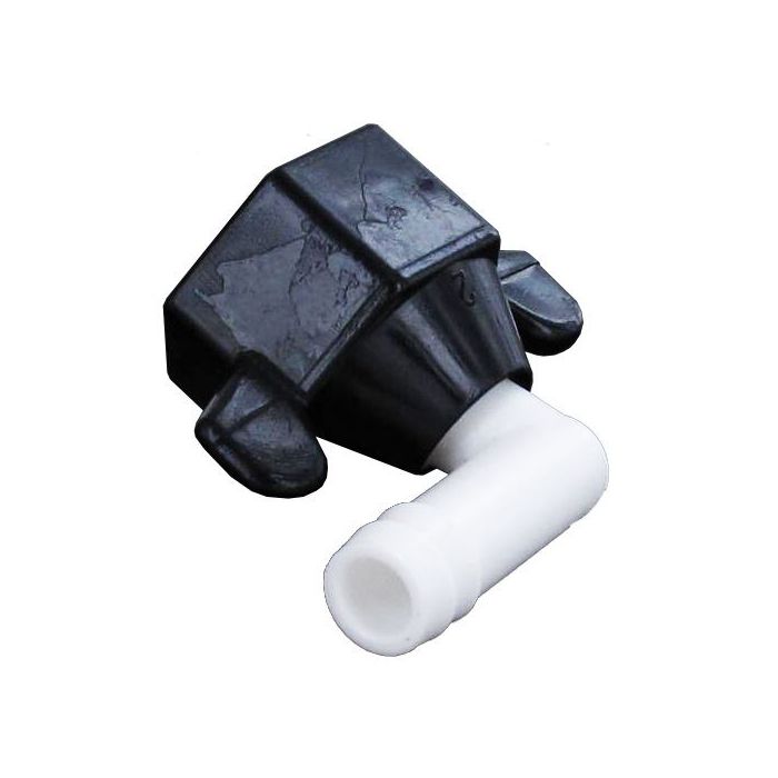 Shurflo 1/2" Female Swivel Nut Pump Connector Angle 3/8" Hose Tail 234-3916