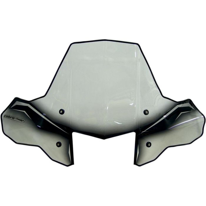 PowerMadd Cobra ProTek Rapid Release Mount ATV Windshield w/ Headlight Cut-Out - 24572