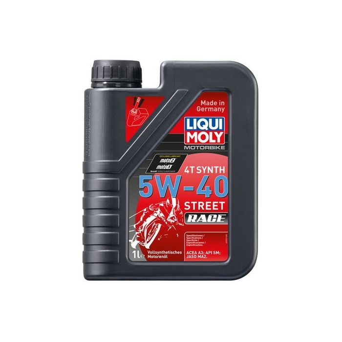 LIQUI MOLY 4 Stroke 4T Fully Synthetic 5W-40 Street Race Oil 1l