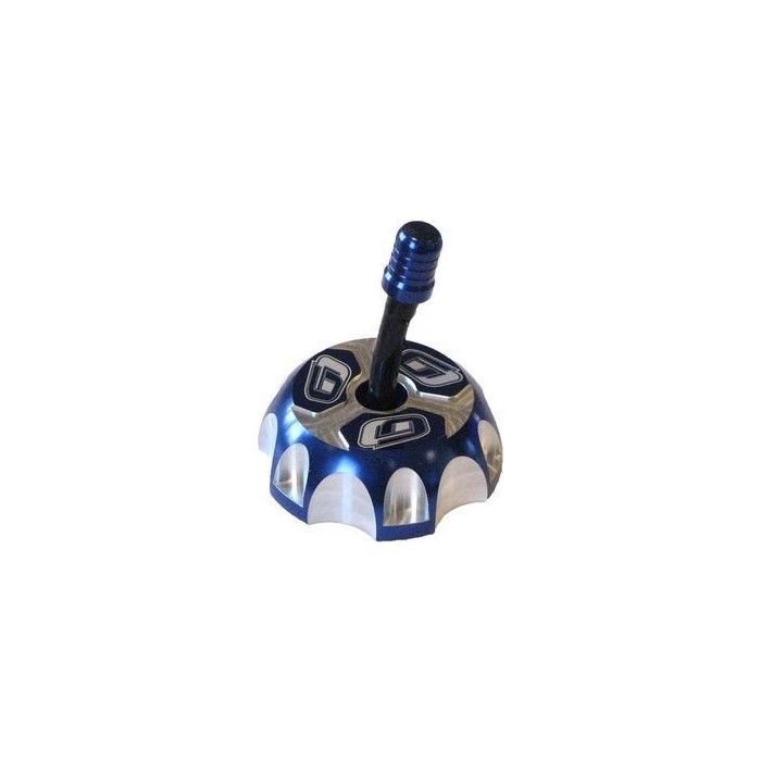 GOLDSPEED ALLOY FUEL CAP BLUE SUZUKI 400/450 YAMAHA 350/450/660