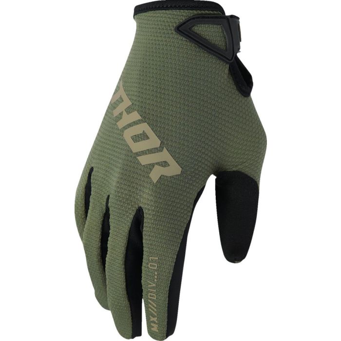THOR Ridemode Static Gloves Green