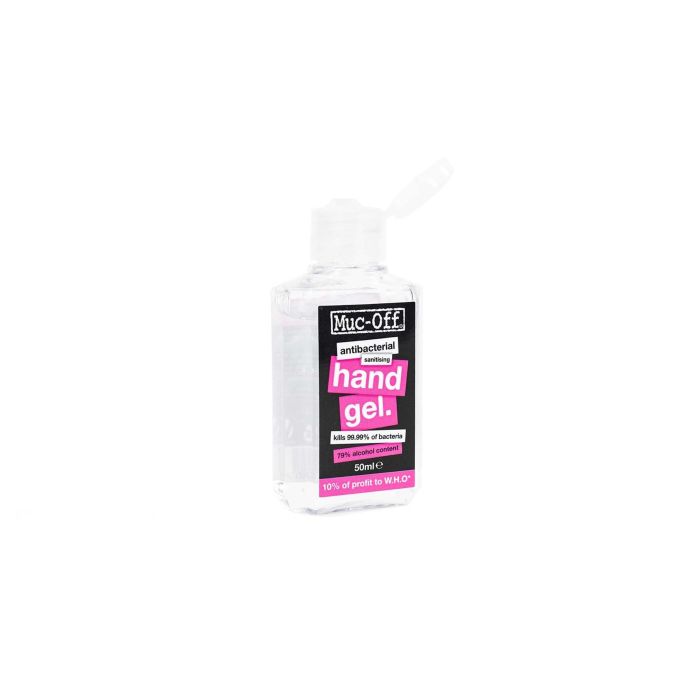 Muc-Off Antibacterial Sanitising Alcohol Hand Gel 50ml Pocket Size
