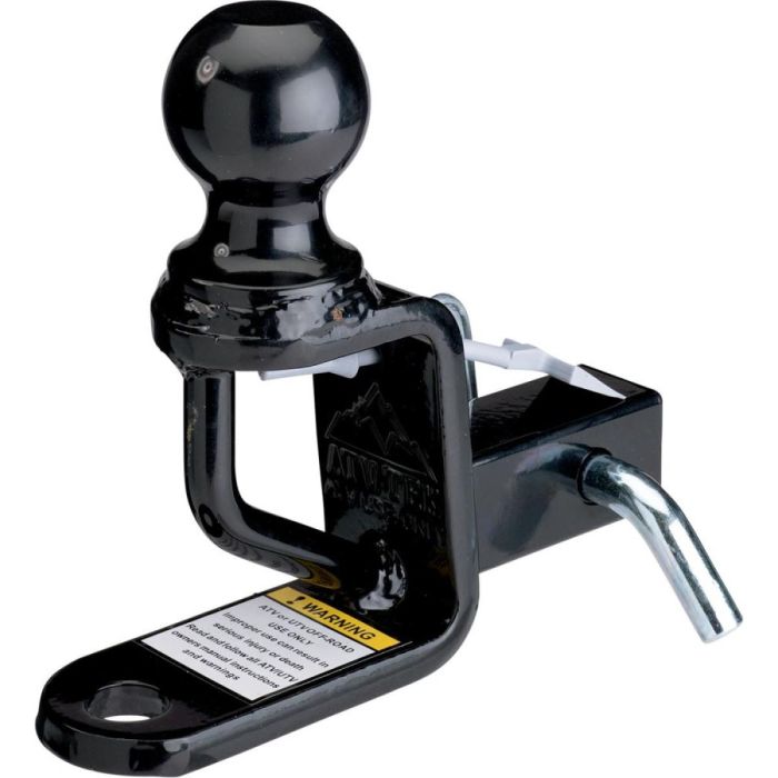 ATV 1-1/4 Inch Trio HD Three Way Receiver Hitch Towing Adaptor UTV