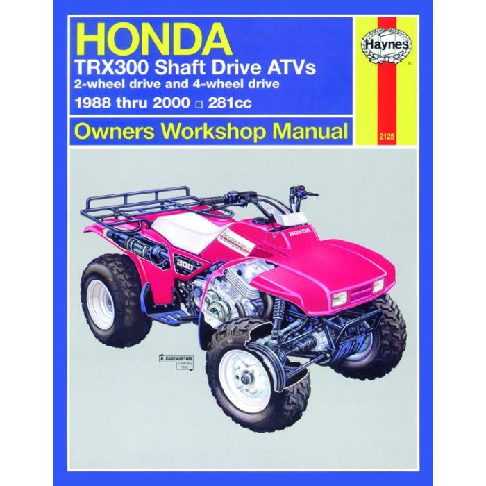 Honda TRX300 Big Red Quad Haynes Manual