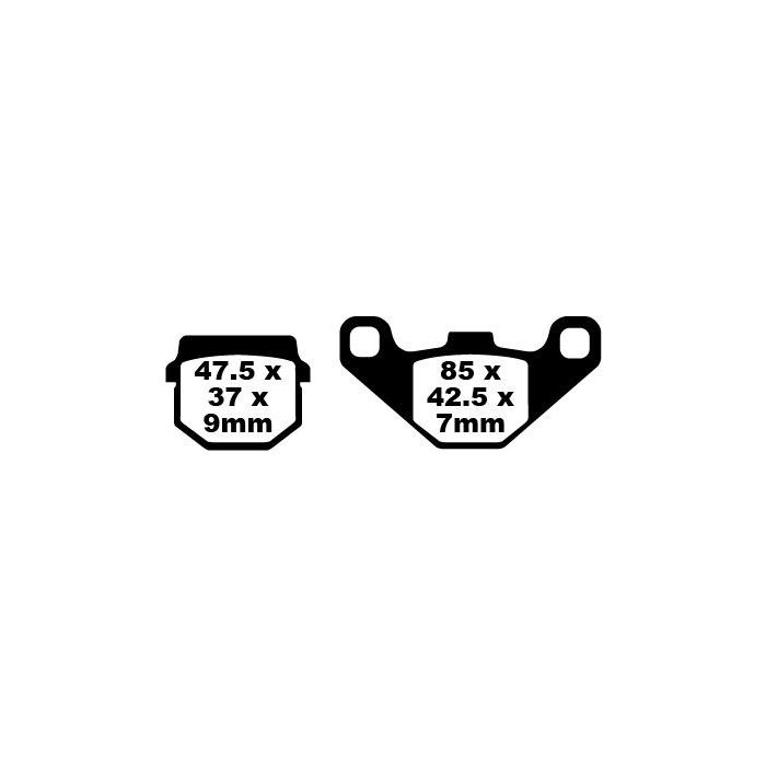 FA083TT EBC Quad Brake Pads
