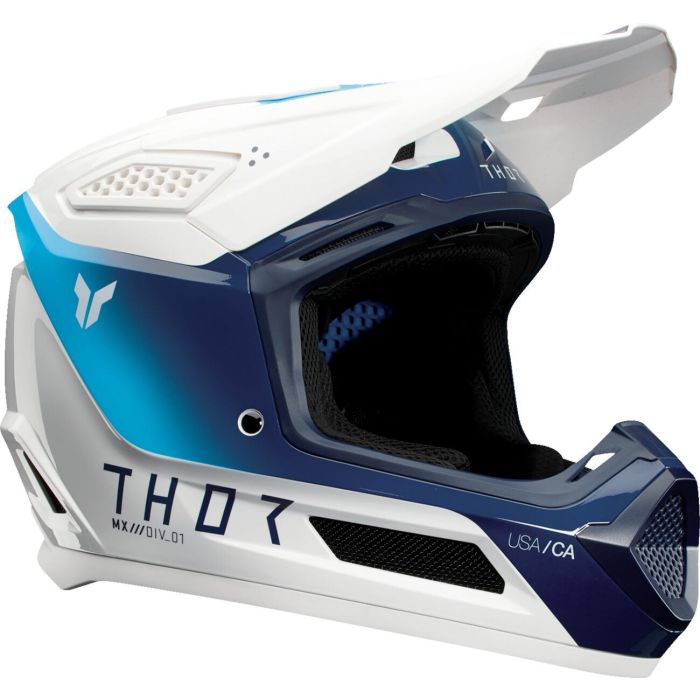 THOR Fleet Storm MX Helmet White Navy