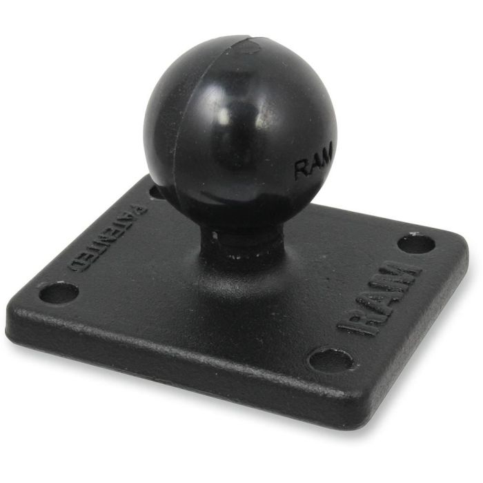 Ram Mounts RAM 2 in. x 1.7 in. Base with 1 in. Ball for Garmin Zumo, TomTom Rider and Urban Rider - RAM-B-347U