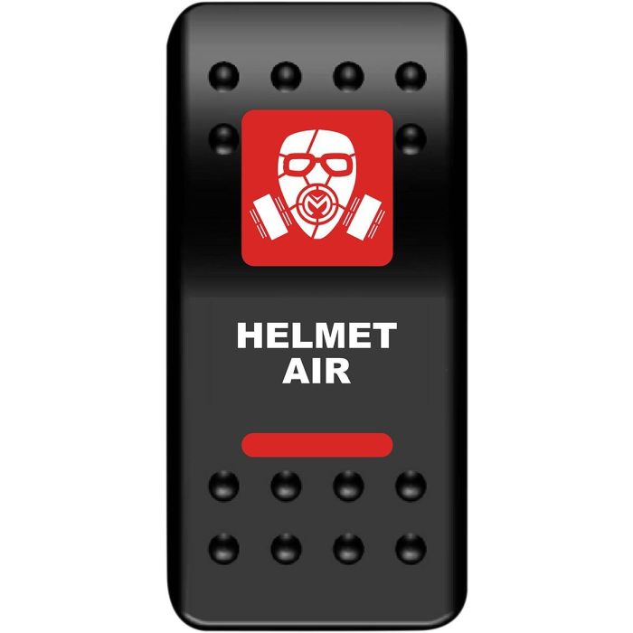 MUD Helmet Air Red Rocker Switch ATV UTV