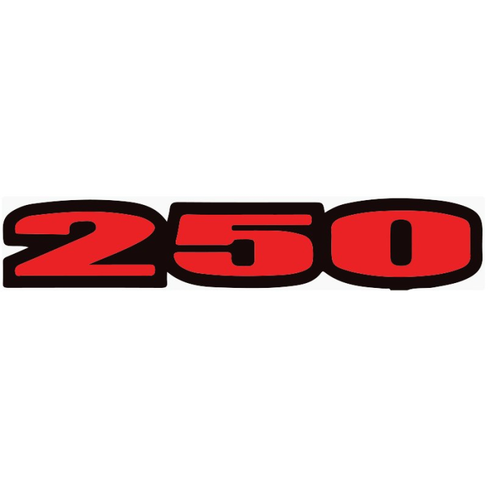 Suzuki Ozark LTF 250 Sticker Decal (Red)