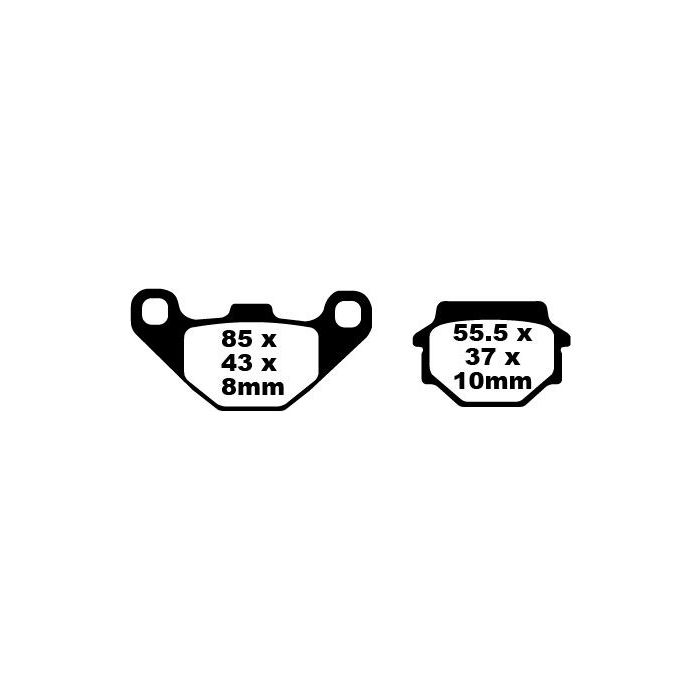 FA067TT EBC Quad Brake Pads