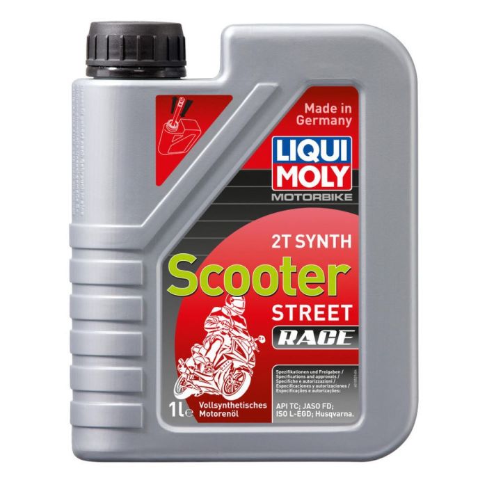 LIQUI MOLY 2 Stroke 2T Fully Synthetic Scooter Street Race Oil 1l