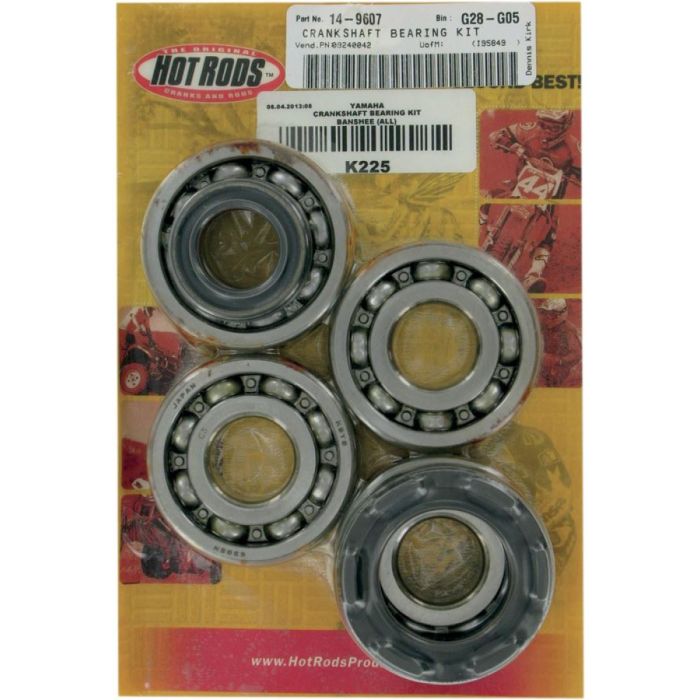 Yamaha YFZ350 Banshee 87-06 HotRods Main Bearing and Seal Kit