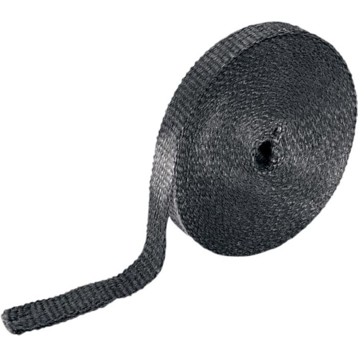 MOOSE RACING EXHAUST WRAP 25MM X 15M - 1" X 50' BLACK