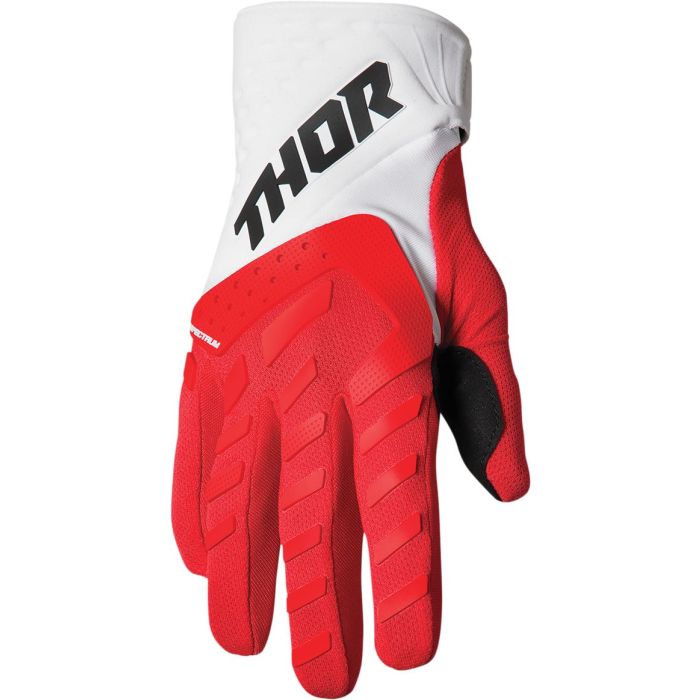 THOR Youth Spectrum MX Motorcross Gloves Red/White