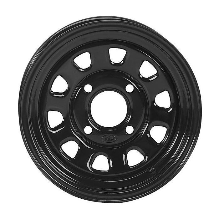 ITP Delta Steel 14x7 4/136 4+3 Black (+10mm) ATV Wheel